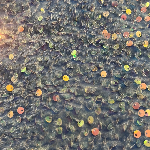 Homecoming dress with blue sparkles - Picture 3 of 5